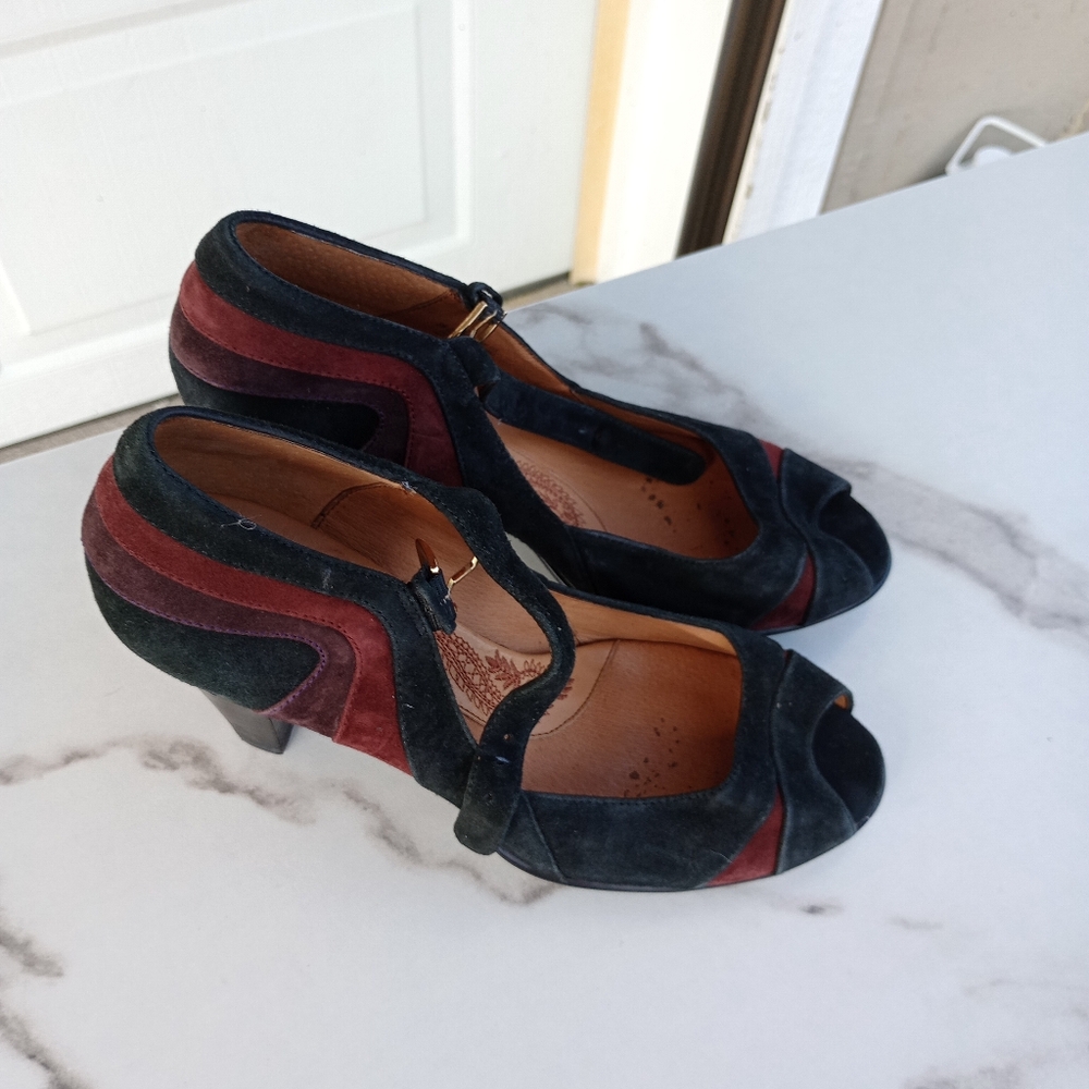 Sofft Women's Heels with Gold Buckle